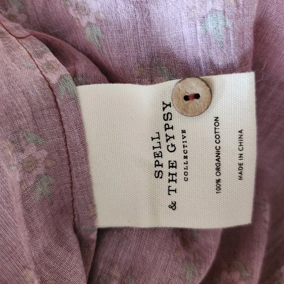 Spell and the Gypsy Collective utopia Button through dress color berry s… - Picture 9 of 10